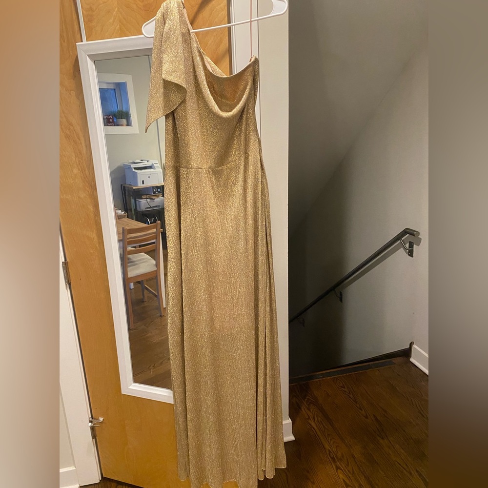 Dress the Population One Shoulder Gown